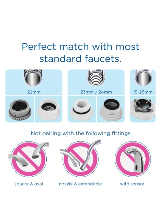 BRITA On Tap Pro V-MF Water Filter System Reduces 99.99% Bacteria 600 Litres Capacity - Image 4